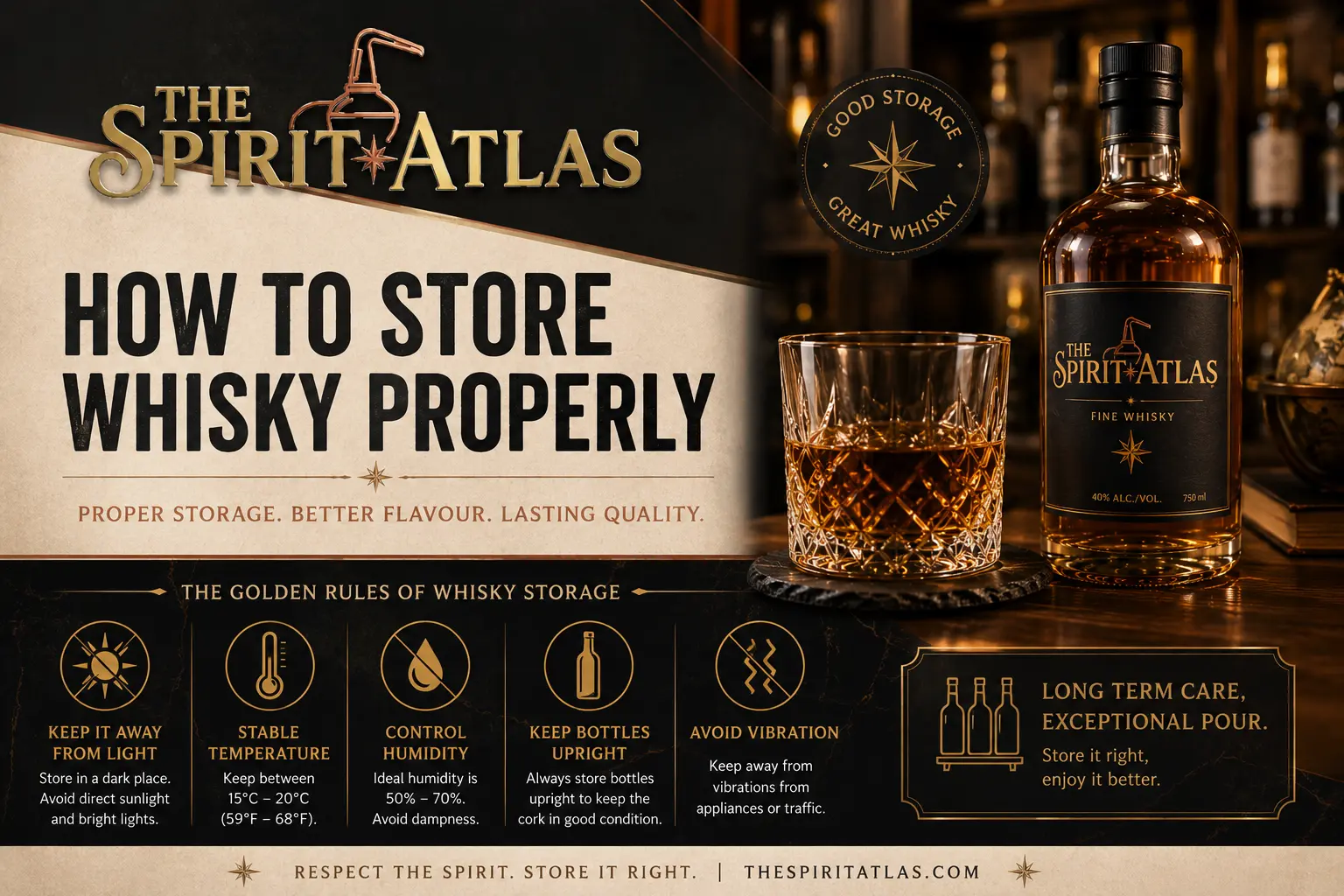 How to Store Whisky Properly: The Complete Guide for India (2026)