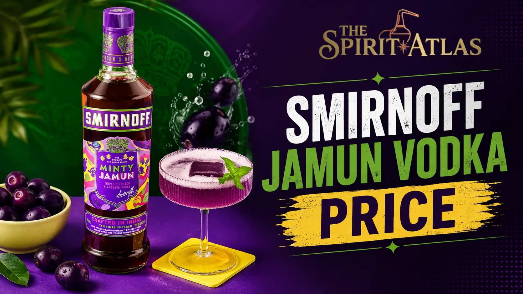 Smirnoff Jamun Vodka Price in India 2026: 180ml, 375ml & 750ml Rates