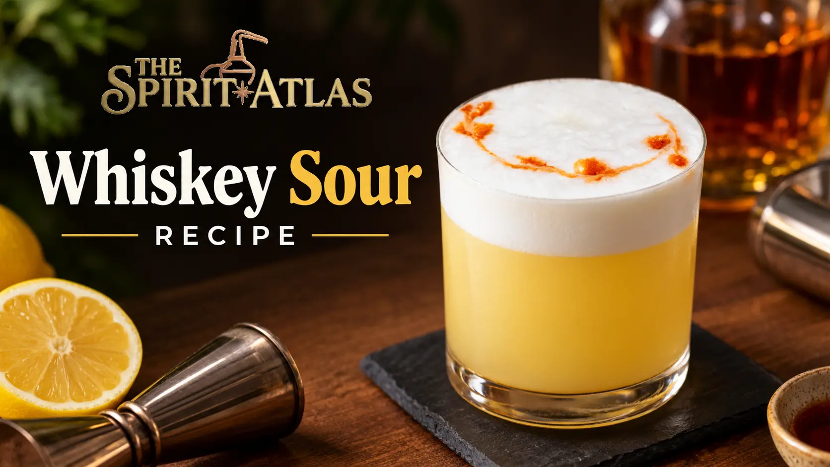 Whiskey Sour Recipe: Classic, No-Egg & Egg White Versions