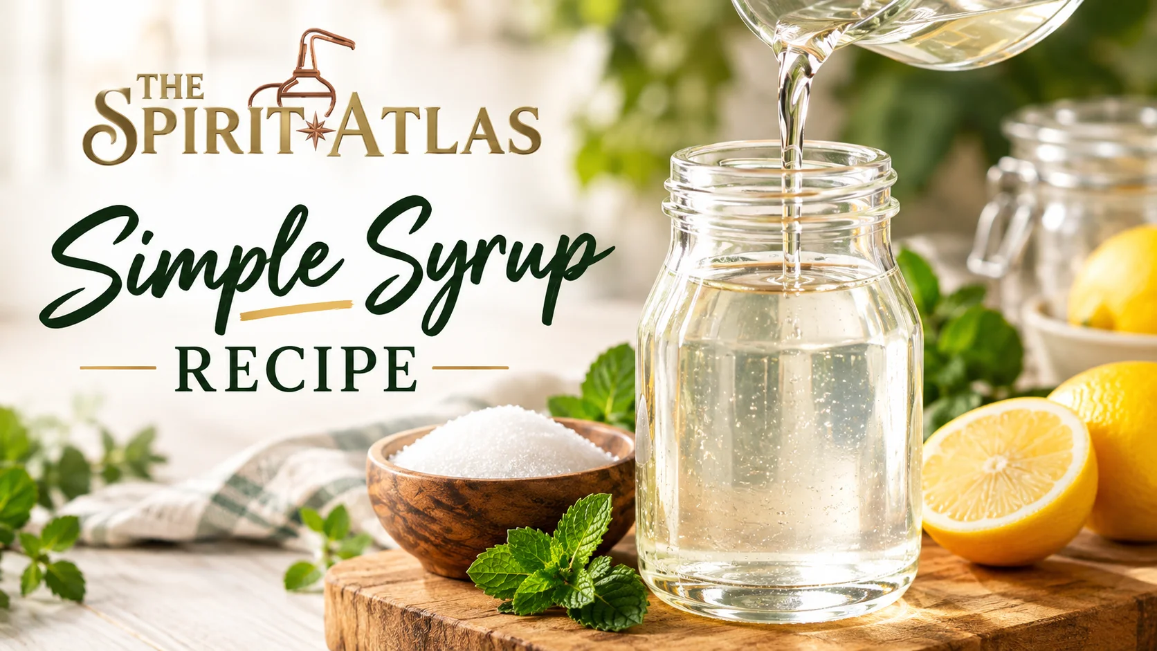 Simple Syrup Recipe: How to Make It for Cocktails (1:1 and 2:1)