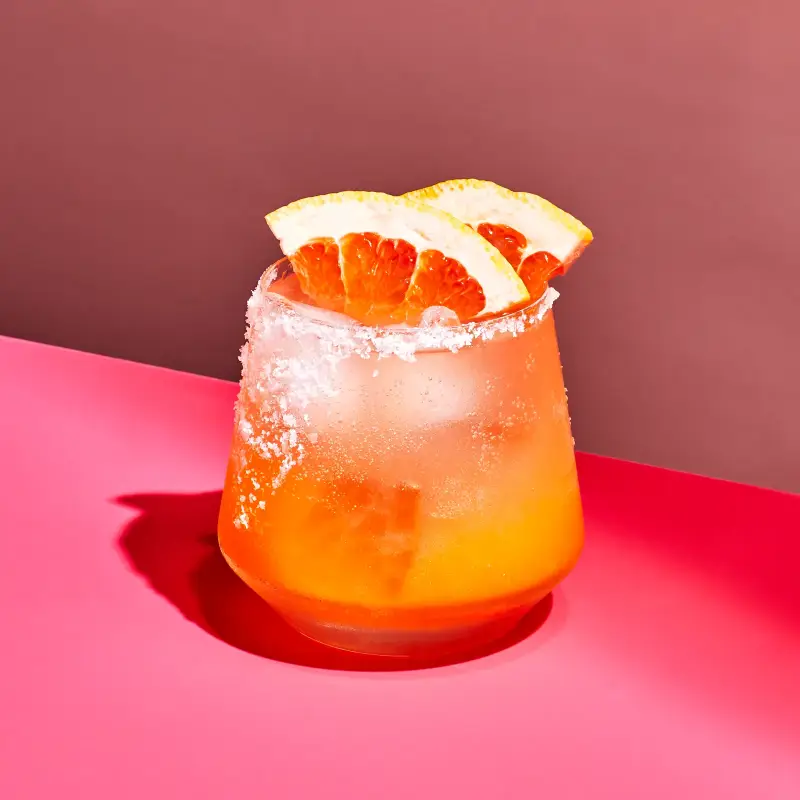 Paloma cocktail in a highball