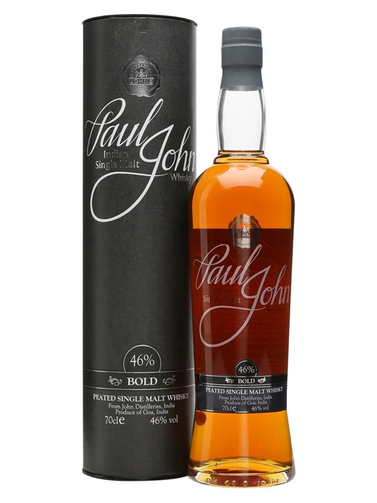Paul John Bold Single Malt bottle