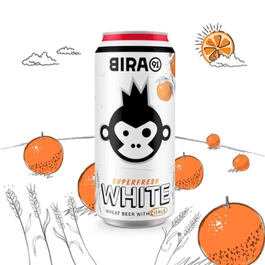 Bira 91 White bottle