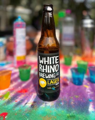 White Rhino Hefeweizen bottle