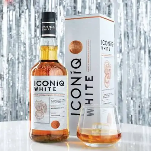 ICONiQ White Whisky bottle