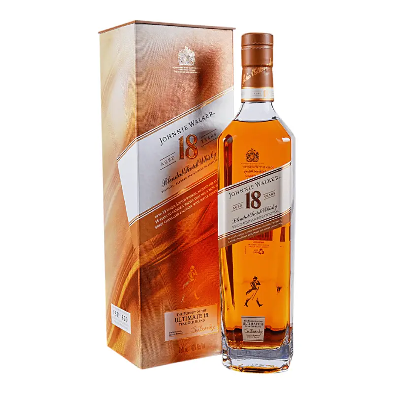 Johnnie Walker Aged 18 Years bottle