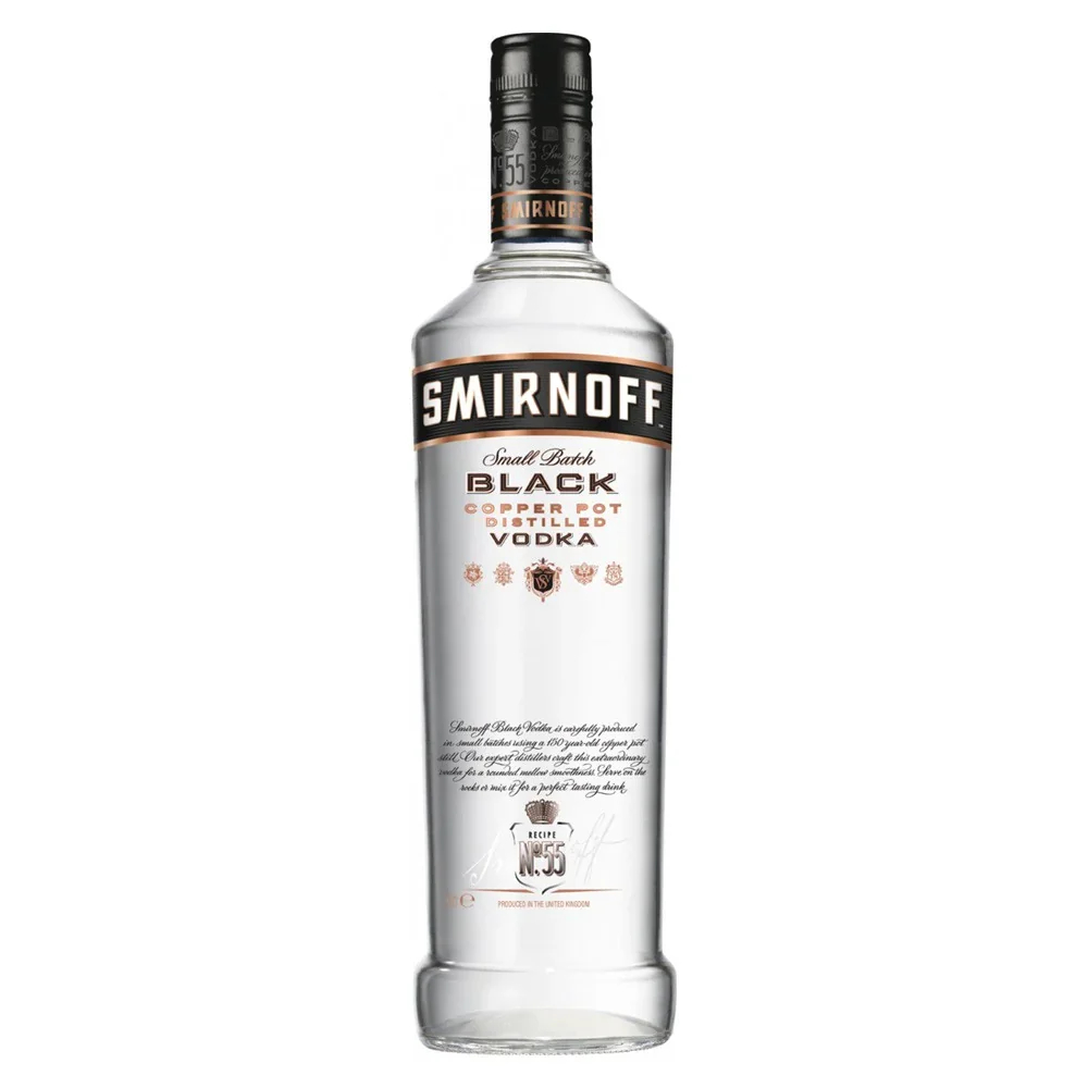 Smirnoff Black bottle